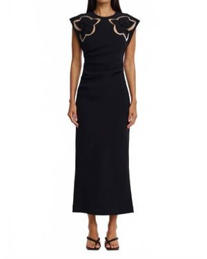 Acler Koda Midi Dress - Black