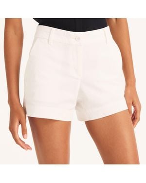 Nautica 4" Deck Short - White