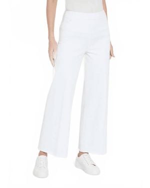 Lyssé Erin Wide Leg Denim Pants - White
