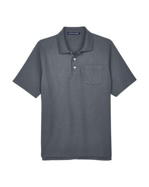 Devon & Jones Drytec20 Performance Pocket Polo - Gray