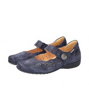 Mephisto Fabienne Hand Made Mary Jane Shoe - Blue