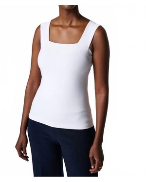 Joseph Ribkoff Square Neck Camisole - White