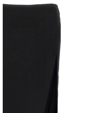 Ann Demeulemeester Lamb Leather Mini Skirt - Black