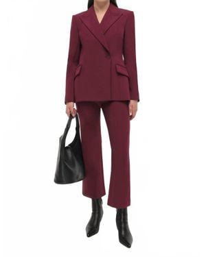 Jonathan Simkhai Surabhi Hourglass Blazer - Red