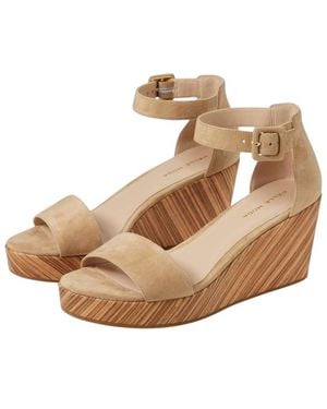 Pelle Moda Witten Wedge Sandals - Metallic