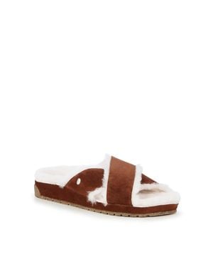 EMU Mayberry Corky Slide Sandal - Brown
