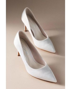 Jeffrey Campbell Nikia Satin Pumps - Natural