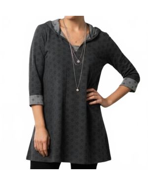 Kozan Textured Tunic Top - Black