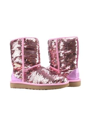 UGG Australia Classic Short Sequin Winter Boots 1094982 - Pink
