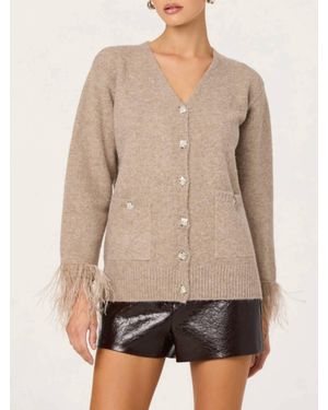 Astr Grie Cardigan - Natural