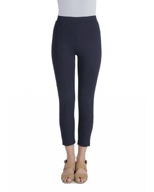 Lyssé Macklin Ponte Cigarette Pant - Blue