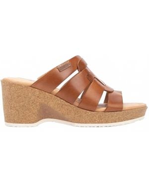 Pikolinos Arenales Wedge Sandal - Black