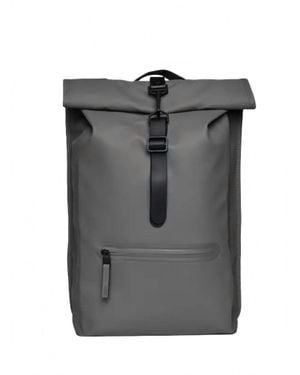 Rains Rolltop Rucksack Bag - Gray