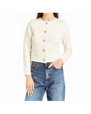 Drew Marielle Button Cardigan - White