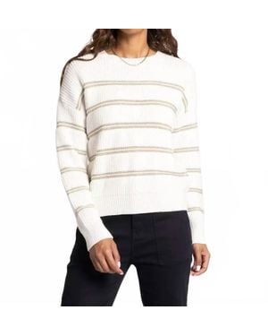 Thread & Supply Seraphnia Stripe Sweater - White