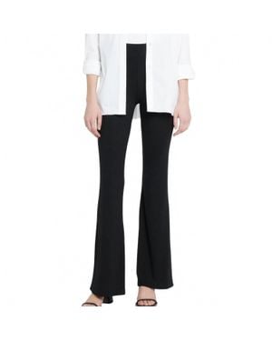L'Agence Marta Flared Leg Pants - Black