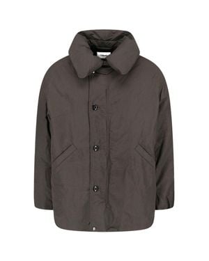 Lemaire High Collar Oversized Casual Jacket - Gray