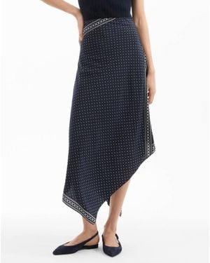 Veronica Beard Hartley Skirt - Blue
