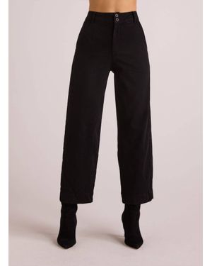 Bella Dahl Saige Tux Stripe Crop Pant - Black