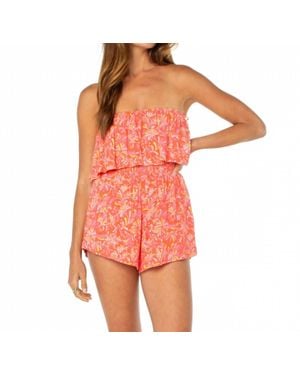 Roxy Let's Go Romper - Red