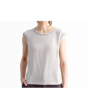 Go> By Go Silk Out Of Your Shell Metal Tee - White