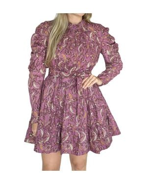 Anna Cate Elizabeth Dress - Purple