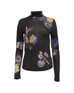 Acne Studios Cleo Turtleneck Top - Black