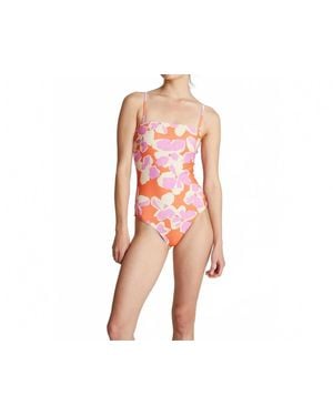 Compañía Fantástica Flowers Swimsuit - Red
