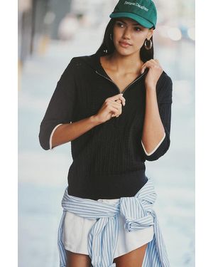 Varley Arney Half-Zip Pullover Top - Black