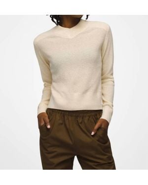 Prana Milani V-Neck Sweater - Natural