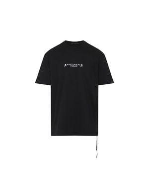 MASTERMIND WORLD I Do Not Care" Short Sleeves Tee - Black