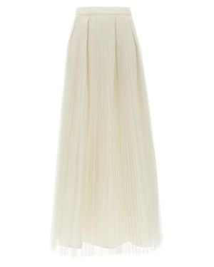 Twinset Taffeta Skirt - White