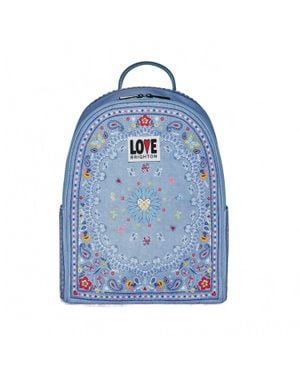 Brighton Bandana Love Backpack - Blue