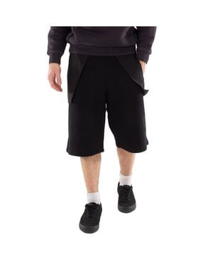 A_COLD_WALL* A Cold Wall Overlay Cotton Sweatshorts - Black