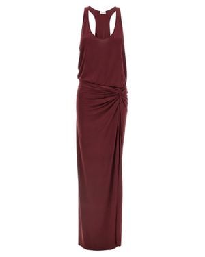 ANDAMANE Polyester Long Dress - Purple