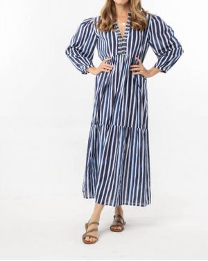 Bindu Lucy Maxi Dress - Blue