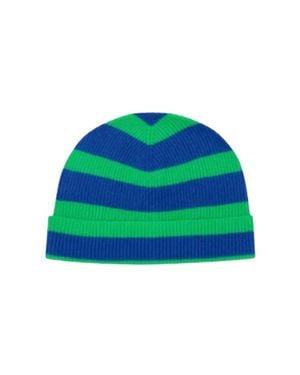 Jumper 1234 Stripe Turnback Hat - Green