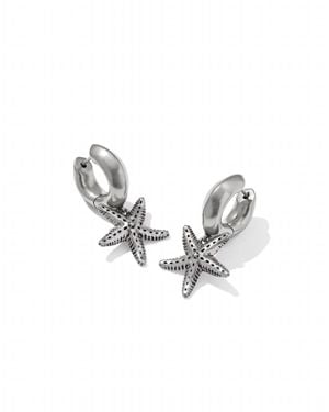 Kendra Scott Parker Starfish Huggie Earrings - Metallic