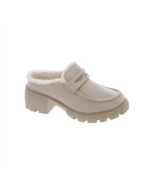 Very G Fluff Loafer Mules - Gray