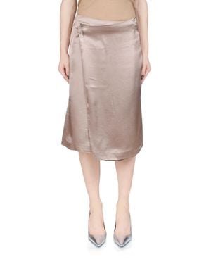 6397 Wrap Midi Skirt - Natural