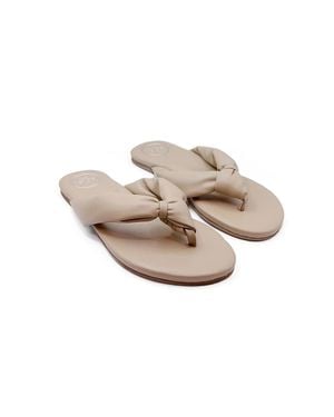 Solei Sea Gigi Flip-Flop Sandals - Natural