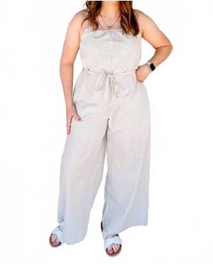 By Together Myra Sleeveless Jumpsuit - Natural