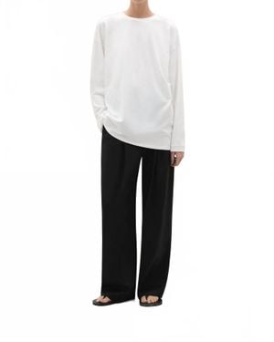 A.Emery Orchid Long Sleeve T-Shirt - White