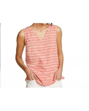 Eddie Bauer Departure V-Neck Tank Top - Pink