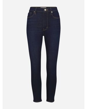 FRAME Le High Skinny Crop Jean - Blue