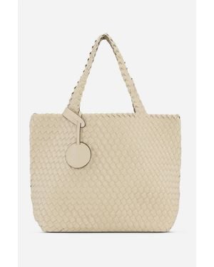 Ilse Jacobsen Woven Vegan Tote - Natural