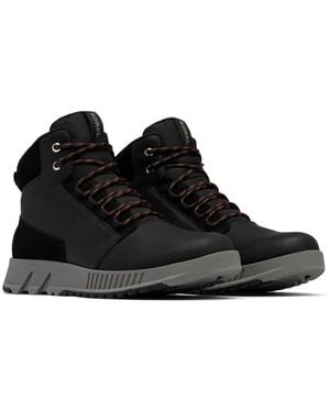 Sorel Mac Hill Lite Mid Plus Waterproof Boots - Black
