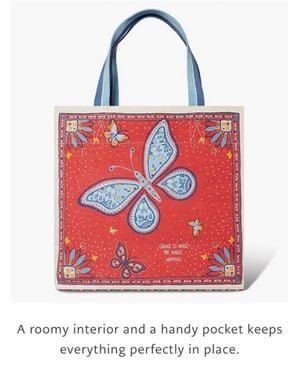 Brighton Bandana Love Tote Bag - Red