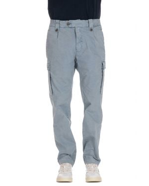 Myths Delavè Cotton Cargo Pants Archivio Model Ares - Blue