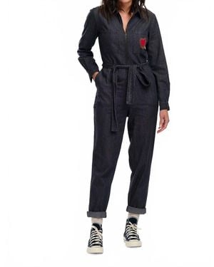 Sugarhill Anwen Boilersuit Romper - Blue